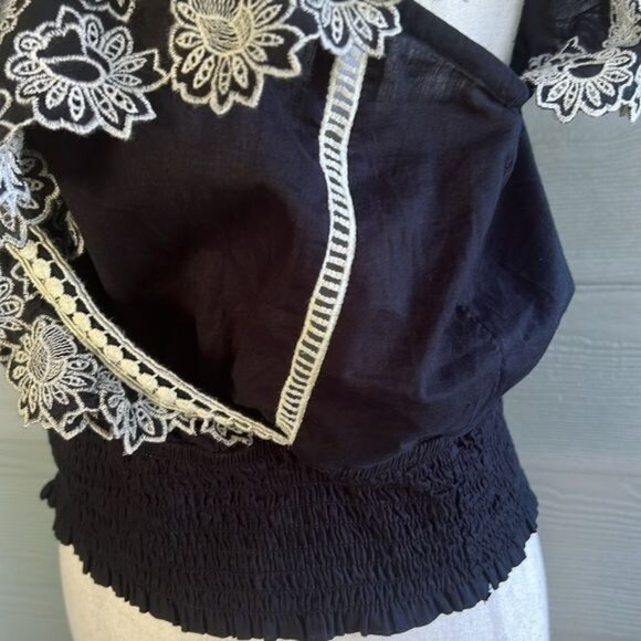 Anthropologie Embroidered Lace Top - Picture 8 of 12